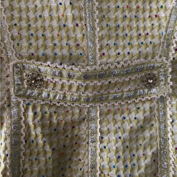 Cynthia Steffe Long Metallic Tweed Jacket - Picture 8 of 10